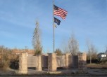 Bluff Fort -- Monument and Flag, center of the Bluff Historic Fort. Lamont Crabtree Photo